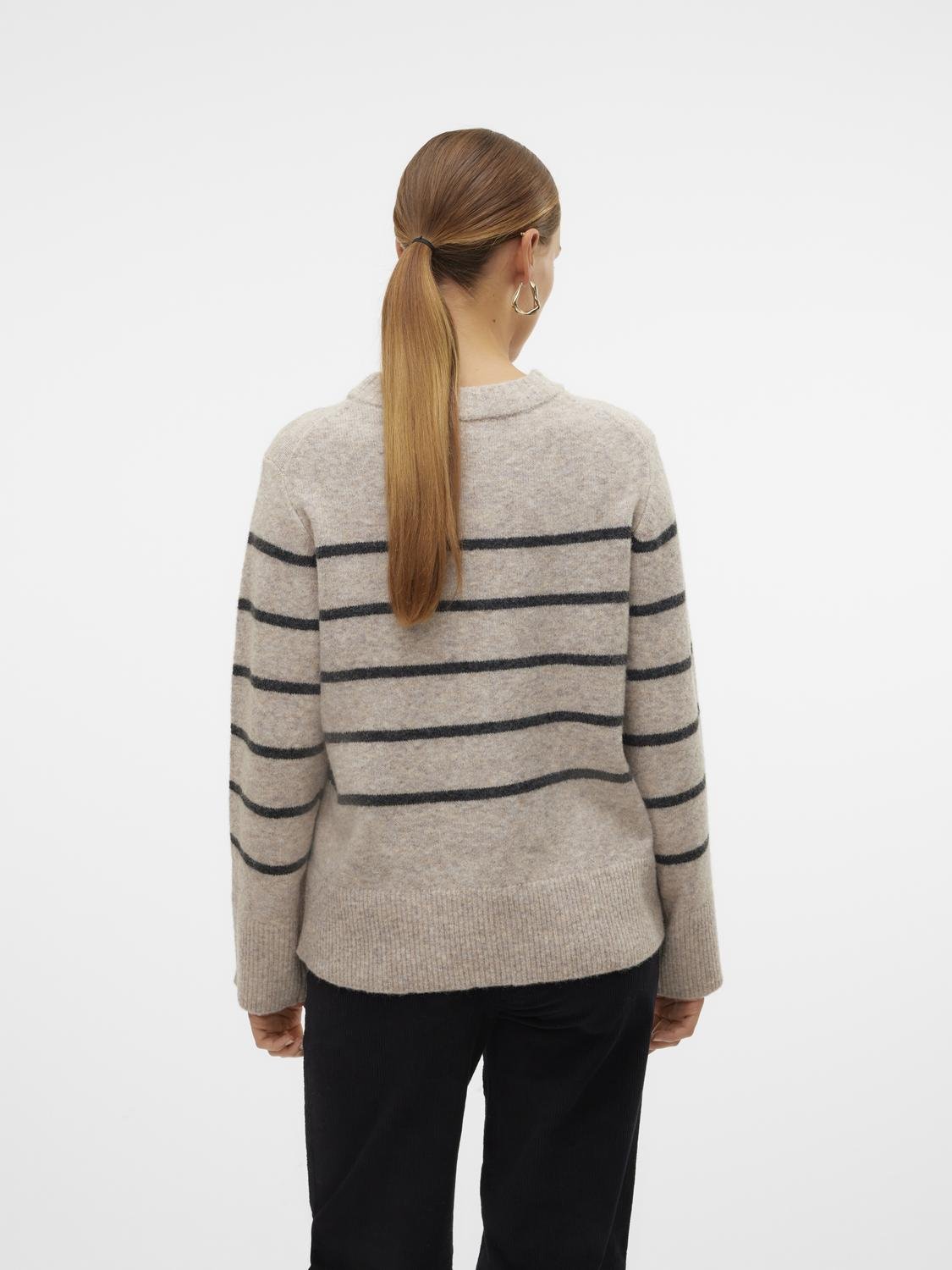 VMFLAWLESS Pullover - Silver Mink - VERO MODA & VILA Bergvik